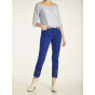 Heine Облегающие брюки M. С вышивкой, темно-синий