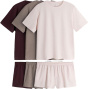 THE SET Damen Essentials T-Shirt und Shorts, Pyjamaset
