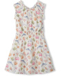 Vintage Sea Life Gathered Dress (Toddler/Little Kid/Big Kid)