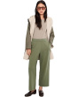 Garment Dyed Terry Wide Ankle Pants