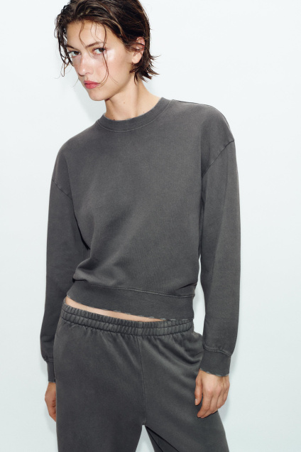 Zara РАЗМЫТАЯ ТОЛСТОВКА 509049121-818-2