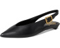 Valther Kitten Heel Slingback Flat Mule