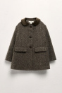 Zara 6-10 ЛЕТ/ ШЕРСТЯНОЕ ПАЛЬТО С БАРХАТНЫМ ВОРОТНИКОМ ОГРАНИЧЕННОЙ СЕРИИ 502976335-706-6