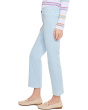 Color Denim Baby Boots 5 pocket Jeans in Powder Blue