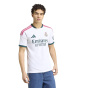 Женская/мужская футбольная майка - белая майка adidas Real Madrid Home 2026/2027
