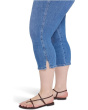 Plus Size Chloe Capri Side Slit Jeans