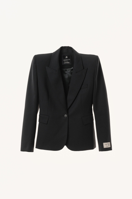 Zara ПРИТАЛЕННЫЙ ПИДЖАК С ШЕРСТЯНЫМИ НАПЛЕЧНИКАМИ WILLY CHAVARRIA X 535749963-800-1