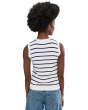 Striped Cotton Sleeveless Sweater