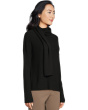 It's a Wrap - Long Sleeve Relax Sweater with attached Scarf