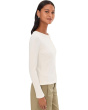Button Front Ribbed Top