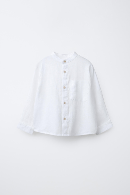 Zara РУБАШКА ИЗ 100% льна 498569950-712-18