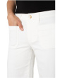 Mid-rise Corduroy Crop Wide Leg W/ Patch Pockets