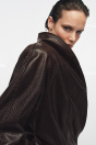 Zara КУРТКА ИЗ ИСКУССТВЕННОЙ КОЖИ С РЕМЕШКОМ ZW COLLECTION 508063013-716-1