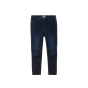 Cargo-Stretch-Jeans, dark blue denim