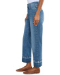 Petite Bailey Relaxed Straight Ankle Raw Cuff Jeans
