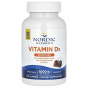 Nordic Naturals, жевательный витамин D3, со вкусом лесных ягод, 25 мкг (1000 МЕ), 120 жевательных таблеток