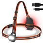 Жилет с ЗАПАДНЫМ светодиодом безопасности для езды на велосипеде, водонепроницаемый IPX4