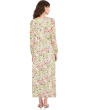 Wrap Front Bubble Sleeve Maxi