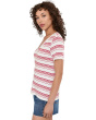 Short Sleeve V-Neck Knit Tee