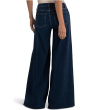 Blake High-rise Fab Ab Super Wide Leg-raw Hem In Indisputable