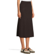 Lorimer Solid Merino Pull On Slip Skirt