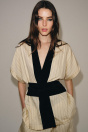 Zara ПОЛОСАТАЯ БЛУЗКА С ЗАПАХОМ ZW COLLECTION Полосатая