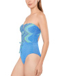 Summer Sunrise Brinley Shirred Bandeau One-Piece