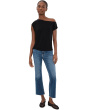 Shy Girl High-rise Crop Flare In Influencer