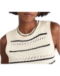 Tipped Stitch Femme Ellis Vest