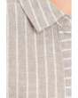 Petite Lurex Linen Resort Shirt