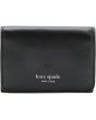 Halo Fine Grain Leather Card Case Trifold Wallet