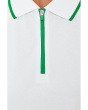 Sleeveless Fitted Pique Polo