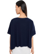 Dolman 1/2 Sleeve Open Crew Neck Boxy Top