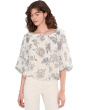 Square Neck Bubble Blouse