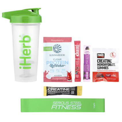 iHerb Exclusive, Шейкер для коктейлей, набор из 7 предметов