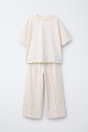 Zara ТЯЖЕЛЫЙ КОМПЛЕКТ ИЗ ФУТБОЛКИ И БРЮК С КОРОТКИМИ РУКАВАМИ 504043637-712-7