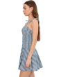 Drop Waist Shirting Mini Dress