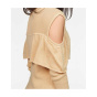 Vivance Collection Свитер с воланами, песочный