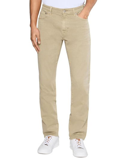 AG Jeans Мужские прямые джинсы Everett Slim 7 Years Sulphur Valley коричневого цвета