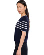 Petite Short Sleeve Crew Neck Sweater