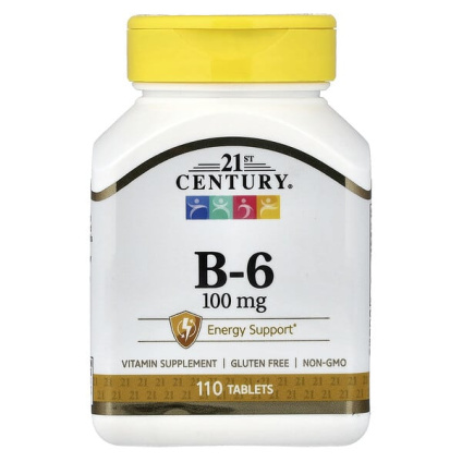 21st Century, витамин B6, 110 таблеток