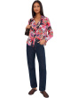 Petite Kauai Garden Cotton Crinkle Shirt
