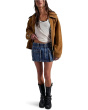 Hera Studded Denim Mini Skirt