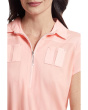 Solid Sunsense Polo with Mesh Overlay