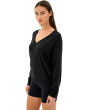 Bennie Fleece V-neck Sweatshirt
