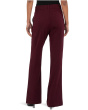 Stella High-rise Flare With Trouser Pockets In Bordeaux