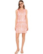 Palm-A-Dora Split-Neck Dress