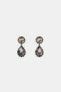 Zara МЕТАЛЛИЧЕСКИЕ СЕРЬГИ С ДРАГОЦЕННЫМИ КАМНЯМИ 527316493-807-3