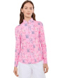 Sunsense Marble Long Sleeve Quarter Zip