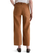 Saige Mid Rise Wide Leg Crop In Ginger